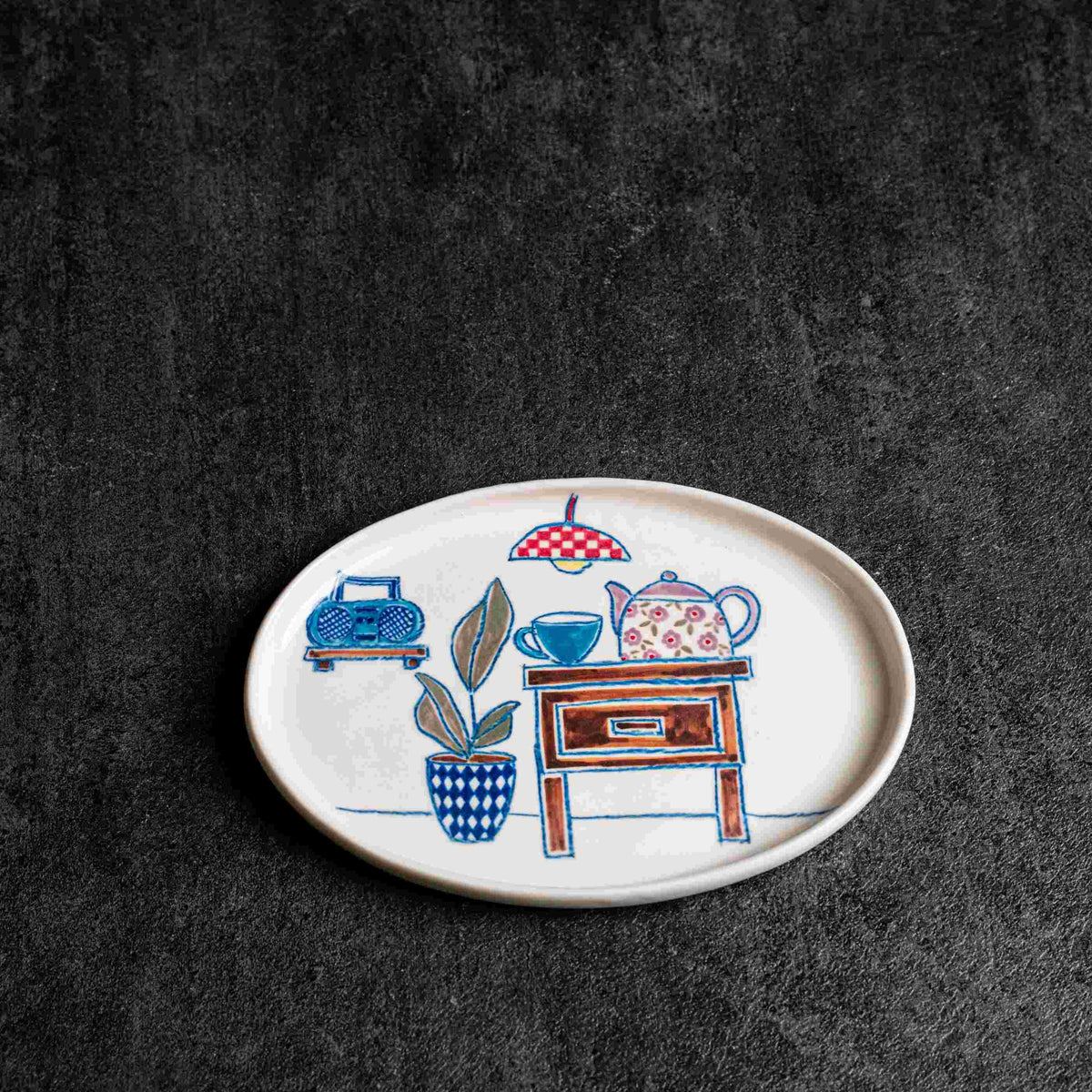 Inside Stories Oval Plates - Small